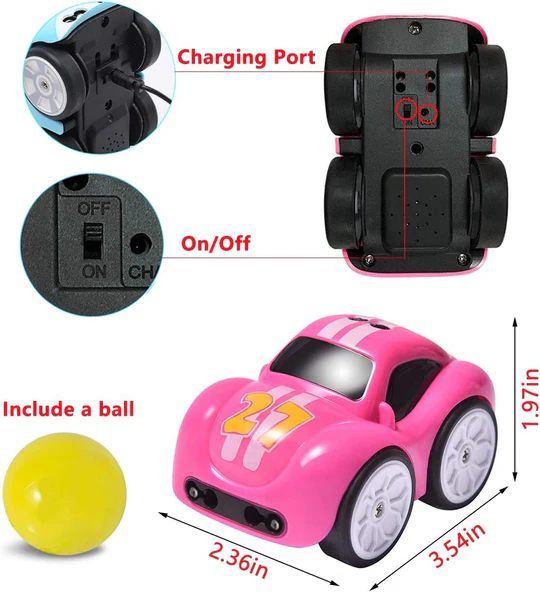 2.4GHz Electric Mini Follow Car – Remote & Induction Control Toy