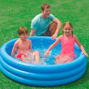 intex pool, kids inflatable pool, toddler water pool, backyard swimming pool, summer kids fun, crystal blue pool, portable kids pool, safe inflatable pool
